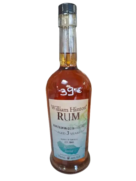 Bouteille de rhum William Hinton
